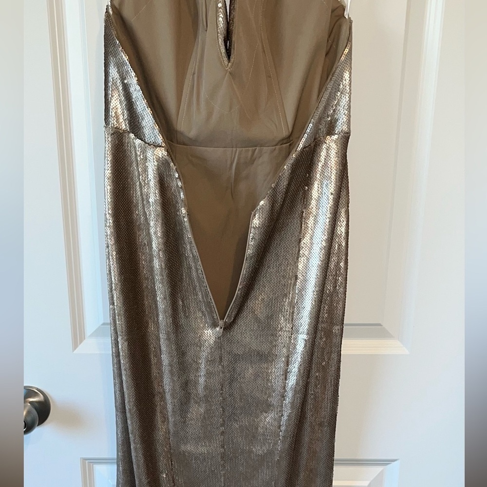 Jadore Australia Evening dress High Slit Sequin Gown Long Dress Party US 6 - Picture 5 of 10
